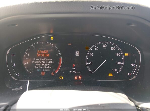 1HGCV1F38LA152694 2020 HONDA ACCORD Gray Вид задніх сидінь