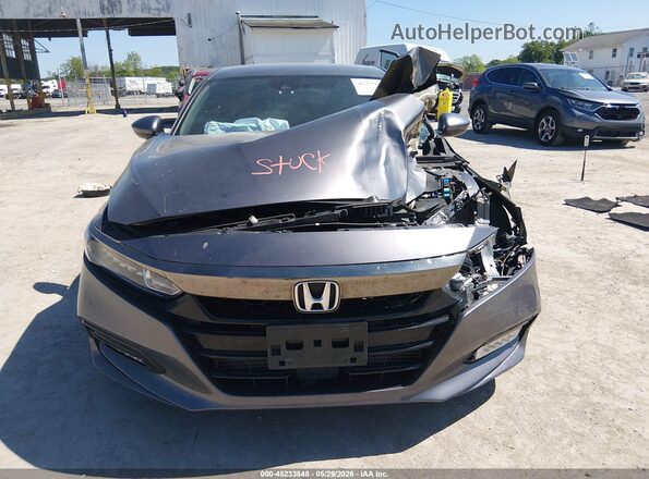 1HGCV1F38LA152694 2020 HONDA ACCORD Gray Вид щитка приладів