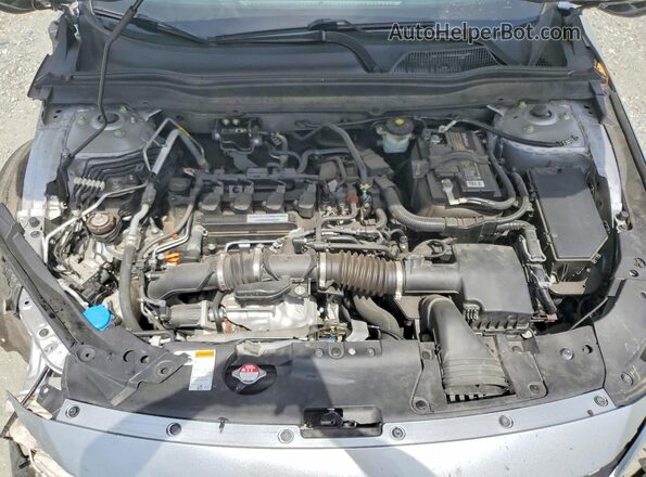 1HGCV1F38LA156745 2020 HONDA ACCORD Silver Rear interior view