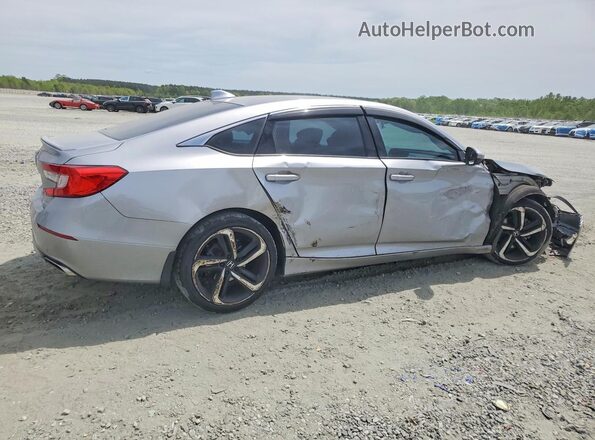 1HGCV1F38LA156745 2020 HONDA ACCORD Silver Rear right