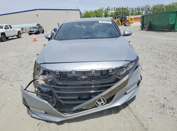 1HGCV1F38LA156745 2020 HONDA ACCORD Silver Front view
