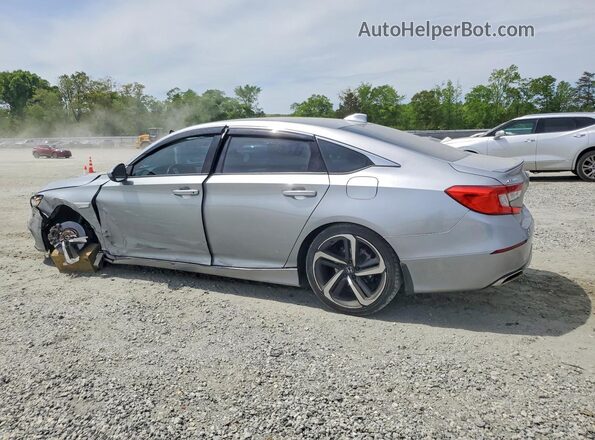 1HGCV1F38LA156745 2020 HONDA ACCORD Silver Rear left