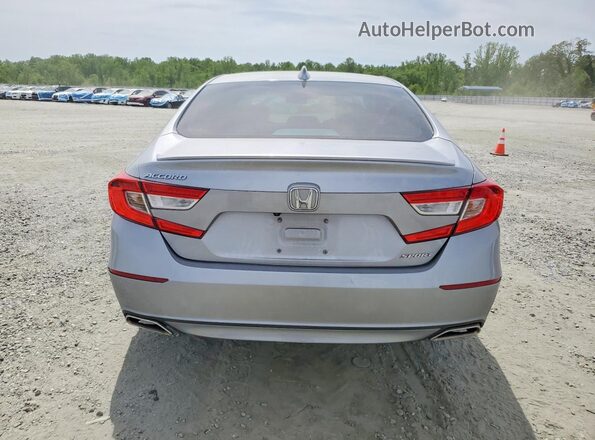 1HGCV1F38LA156745 2020 HONDA ACCORD Silver Rear view