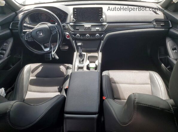 1HGCV1F38LA156745 2020 HONDA ACCORD Silver Dashboard view