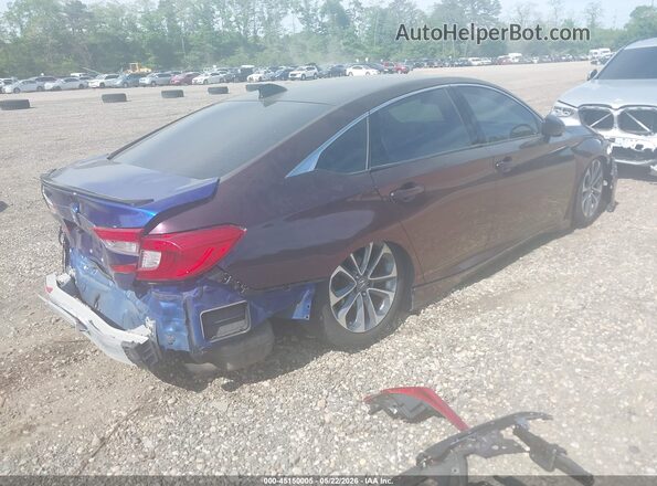 1HGCV1F38MA094779 2021 HONDA ACCORD Maroon Задня права чверть