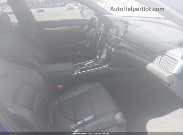 1HGCV1F38MA094779 2021 HONDA ACCORD Maroon Вид салону спереду