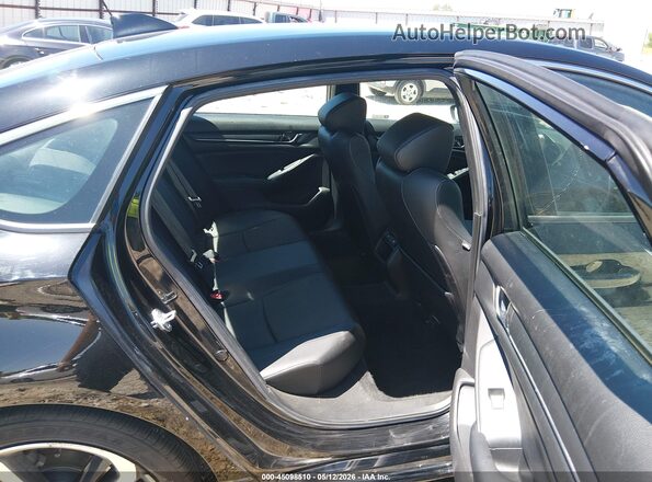 1HGCV1F38MA110446 2021 HONDA ACCORD Black Vista de la etiqueta del VIN