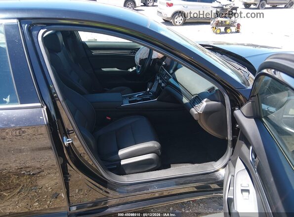 1HGCV1F38MA110446 2021 HONDA ACCORD Black Vista interior delantera