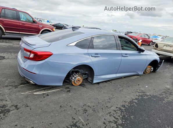 1HGCV1F38NA069558 2022 HONDA ACCORD Серый Задняя правая четверть