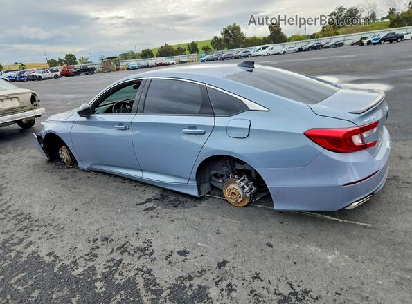 1HGCV1F38NA069558 2022 HONDA ACCORD Серый Задняя левая четверть