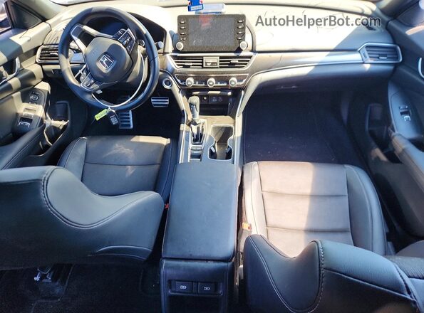 1HGCV1F38NA069558 2022 HONDA ACCORD Серый Вид панели приборов