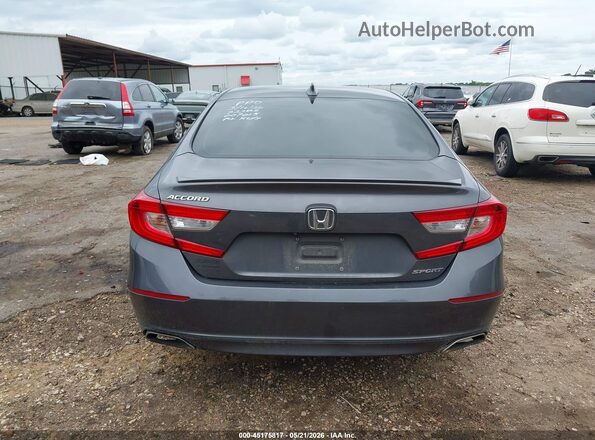 1HGCV1F39JA007015 2018 HONDA ACCORD Gray 