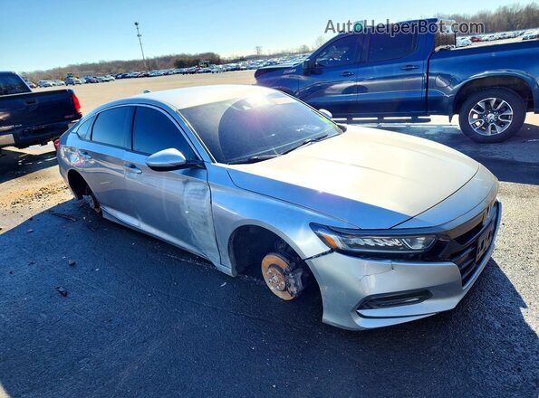 1HGCV1F39JA046896 2018 HONDA ACCORD Silver 