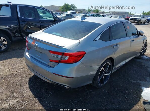 1HGCV1F39KA109142 2019 HONDA ACCORD Silver Rear right