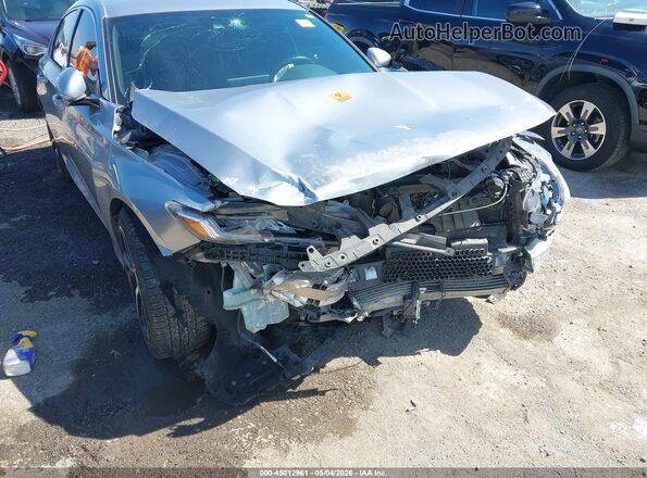1HGCV1F39KA109142 2019 HONDA ACCORD Silver Front view