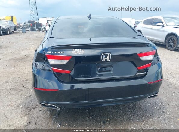 1HGCV1F39LA077441 2020 HONDA ACCORD Black Widok z przodu