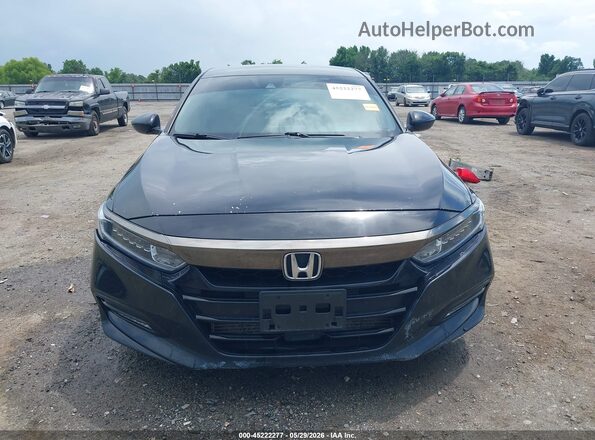 1HGCV1F39LA077441 2020 HONDA ACCORD Black Widok wnętrza z tyłu