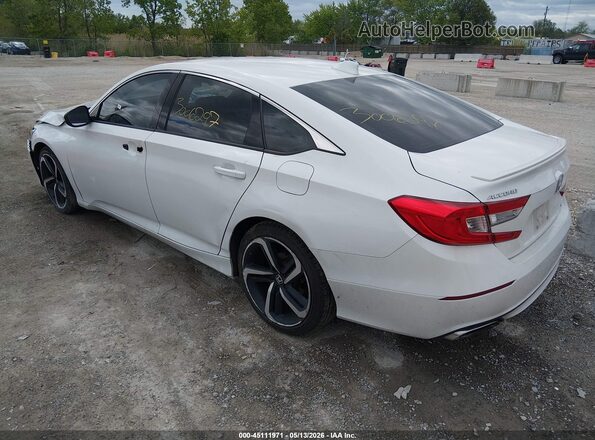 1HGCV1F39LA139050 2020 HONDA ACCORD White Rear left