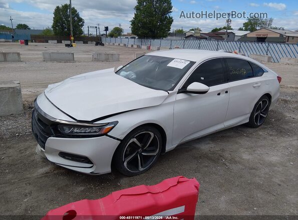 1HGCV1F39LA139050 2020 HONDA ACCORD White Front left