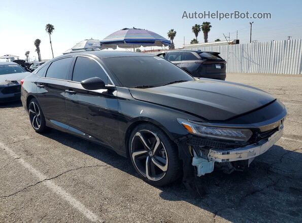 1HGCV1F39MA030170 2021 HONDA ACCORD Black 