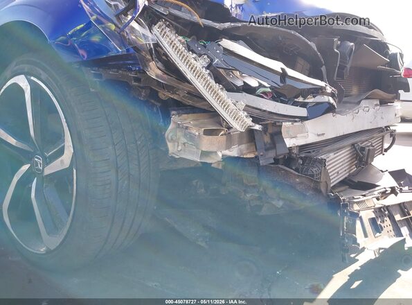 1HGCV1F39NA102485 2022 HONDA ACCORD Blue Vista del cuadro de instrumentos