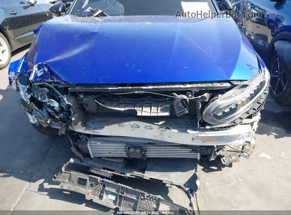 1HGCV1F39NA102485 2022 HONDA ACCORD Blue Vista interior trasera