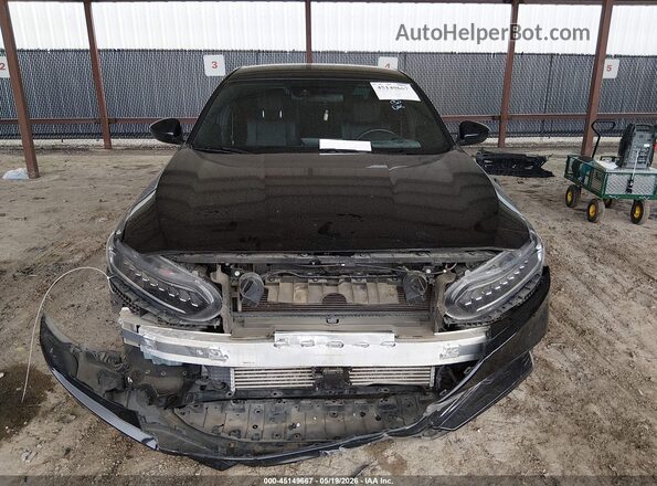 1HGCV1F39NA123840 2022 HONDA ACCORD Black ხელსაწყოთა პანელის ხედი