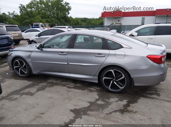 1HGCV1F3XJA207630 2018 HONDA ACCORD Gray 