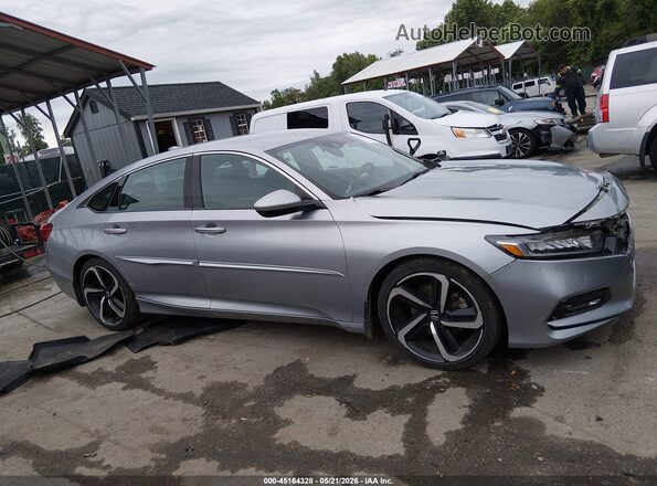 1HGCV1F3XJA207630 2018 HONDA ACCORD Gray 