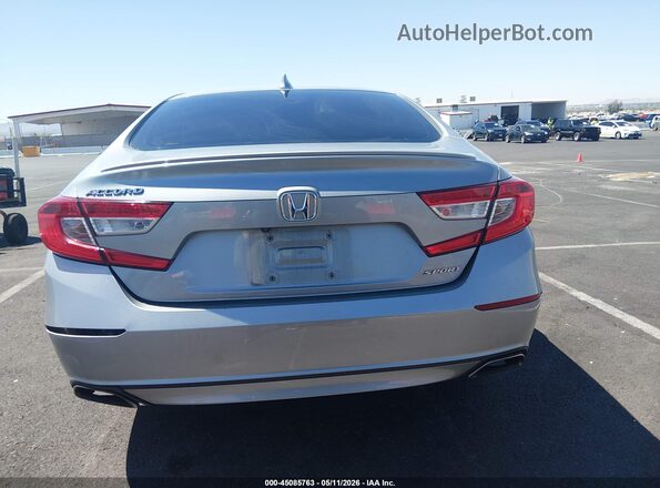 1HGCV1F3XKA037724 2019 HONDA ACCORD Silver 