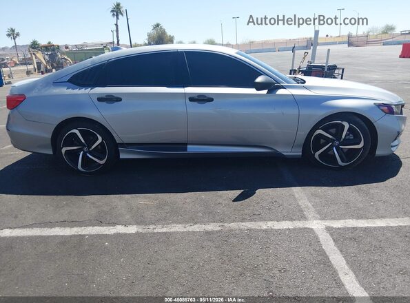 1HGCV1F3XKA037724 2019 HONDA ACCORD Silver Вид задньої частини салону
