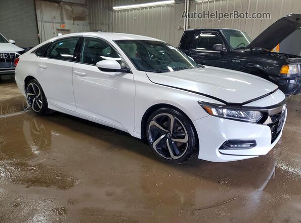 1HGCV1F3XKA140920 2019 HONDA ACCORD White 