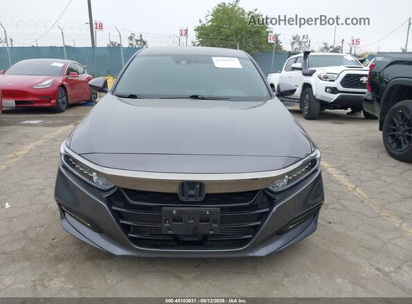 1HGCV1F3XKA153179 2019 HONDA ACCORD Gray Vista del cuadro de instrumentos