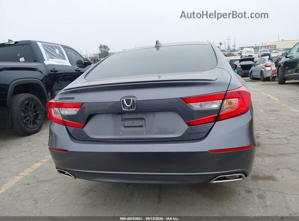 1HGCV1F3XKA153179 2019 HONDA ACCORD Gray 