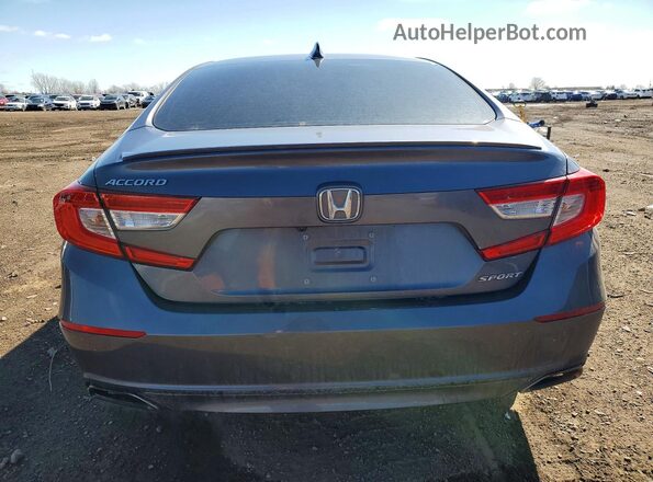 1HGCV1F3XKA161055 2019 HONDA ACCORD Gray Вид ззаду