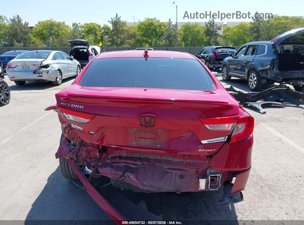 1HGCV1F3XLA021458 2020 HONDA ACCORD Red 