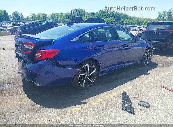 1HGCV1F3XLA112892 2020 HONDA ACCORD Blue უკანა მარჯვენა