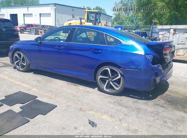 1HGCV1F3XLA112892 2020 HONDA ACCORD Blue უკანა მარცხენა