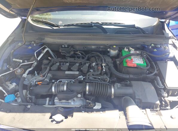 1HGCV1F3XLA112892 2020 HONDA ACCORD Blue უკანა ხედი