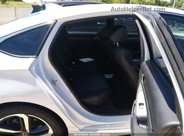 1HGCV1F3XLA134018 2020 HONDA ACCORD White Vista de la etiqueta del VIN