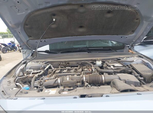 1HGCV1F3XMA096565 2021 HONDA ACCORD Серый Вид сзади