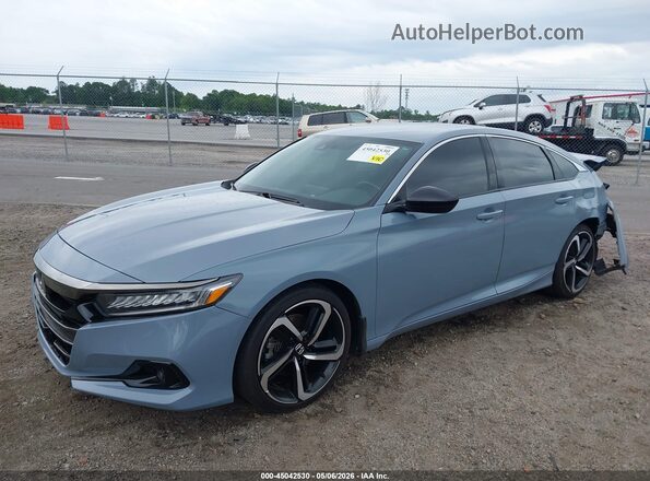1HGCV1F3XNA059176 2022 HONDA ACCORD Gray 