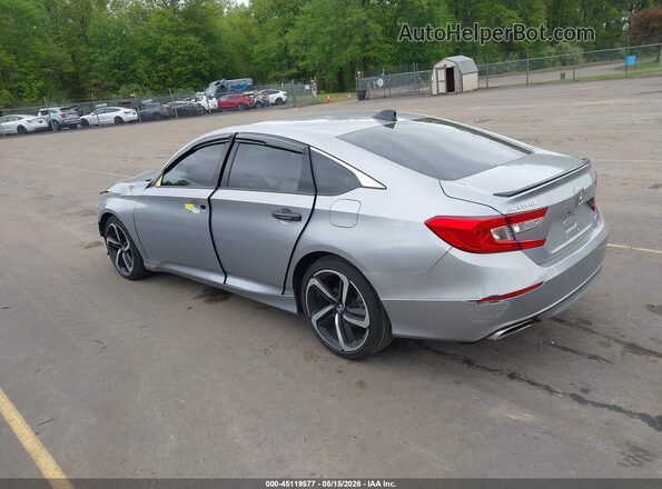 1HGCV1F3XNA067312 2022 HONDA ACCORD Silver Rear left