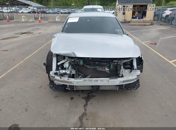 1HGCV1F3XNA067312 2022 HONDA ACCORD Silver Front view