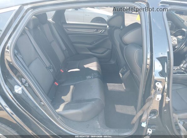 1HGCV1F3XNA098835 2022 HONDA ACCORD Black VIN sticker view