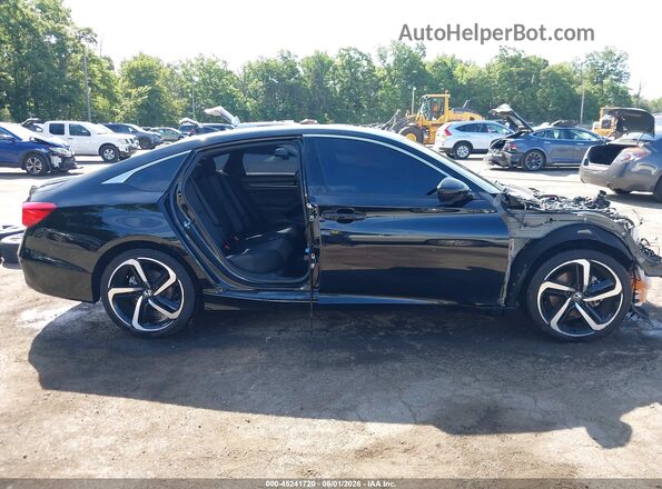 1HGCV1F3XNA098835 2022 HONDA ACCORD Black 360 interior view