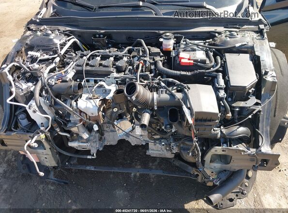 1HGCV1F3XNA098835 2022 HONDA ACCORD Black Rear view