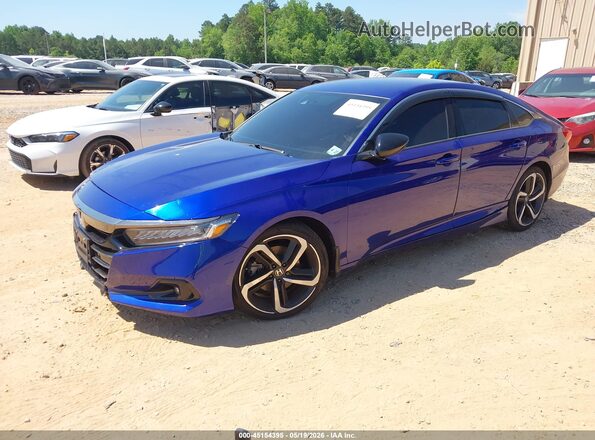 1HGCV1F40NA046249 2022 HONDA ACCORD Синий 