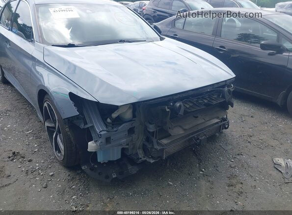1HGCV1F40NA074309 2022 HONDA ACCORD Gray Դիմացի տեսք