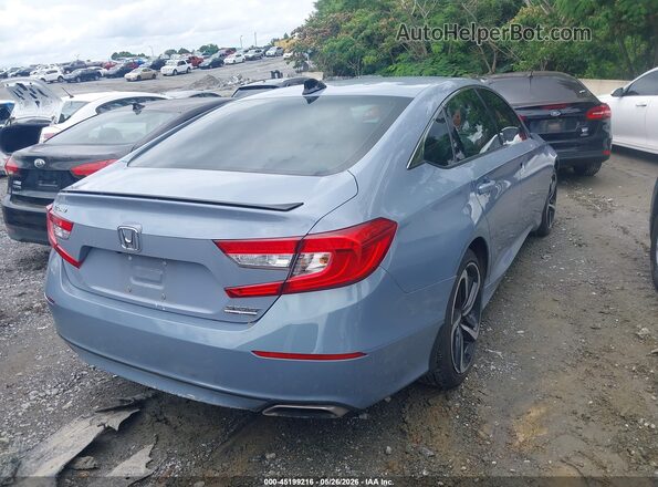 1HGCV1F40NA074309 2022 HONDA ACCORD Gray Հետևի աջ